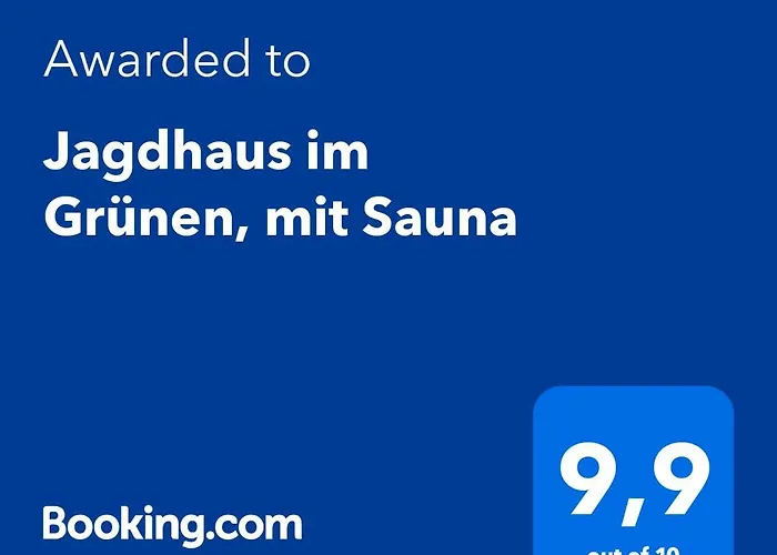 Appartement Jagdhaus Im Gruenen, Mit Sauna